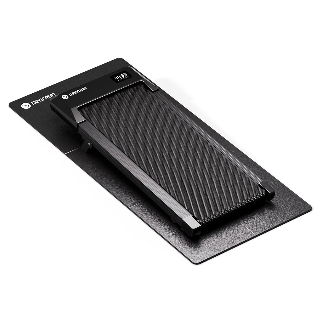DeerRun Q2 Urban 7% Incline Under-desk Walking Pad with Smart Control | Black