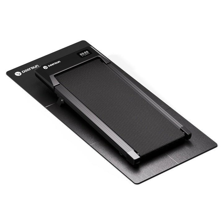 DeerRun Q2 Urban 7% Incline Under-desk Walking Pad with Smart Control | Black