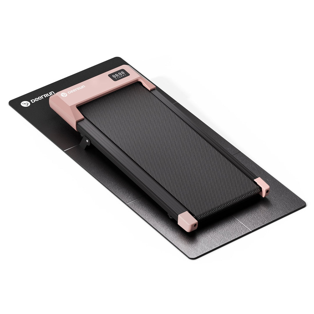 DeerRun Q2 Urban 7% Incline Under-desk Walking Pad with Smart Control | Rose Gold