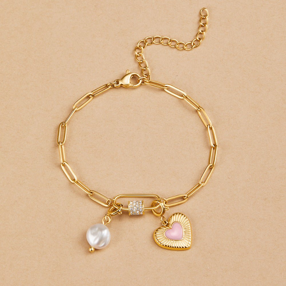 Blush Gold Heart Charm VIP
