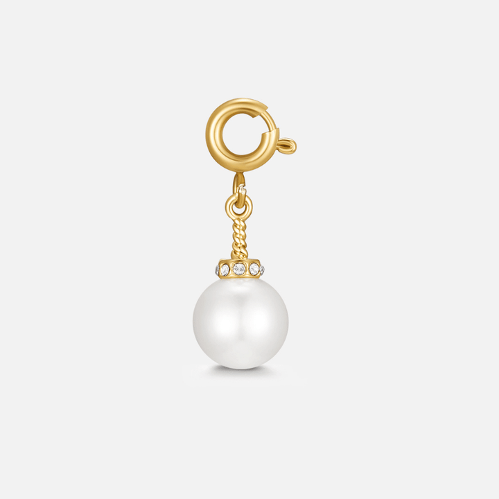 Crystal &amp; Pearl Charm