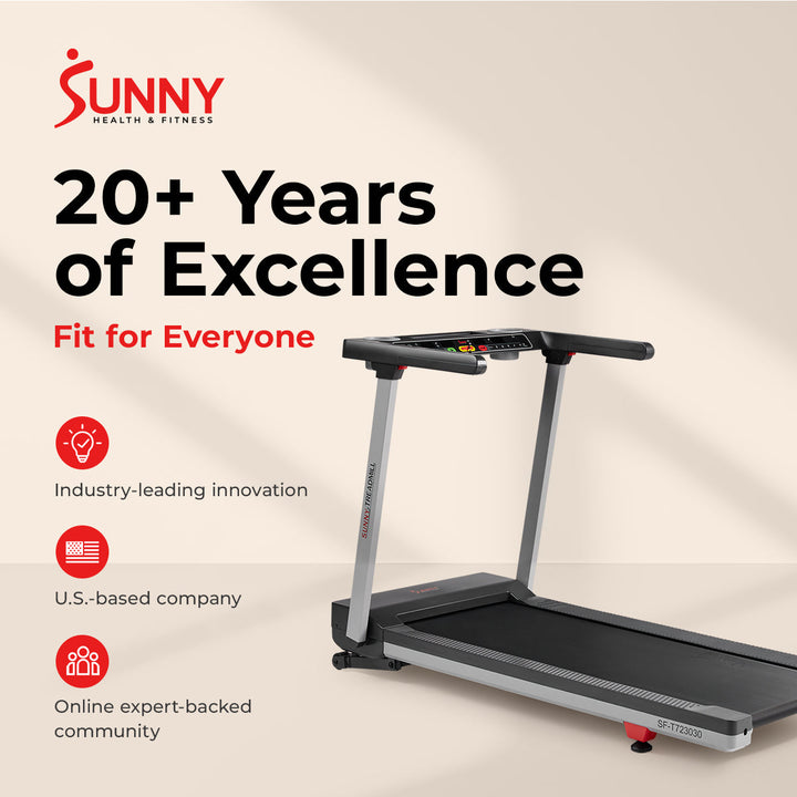 OneClick-Fold 20" Smart Auto Incline Treadmill With No Assembly Required