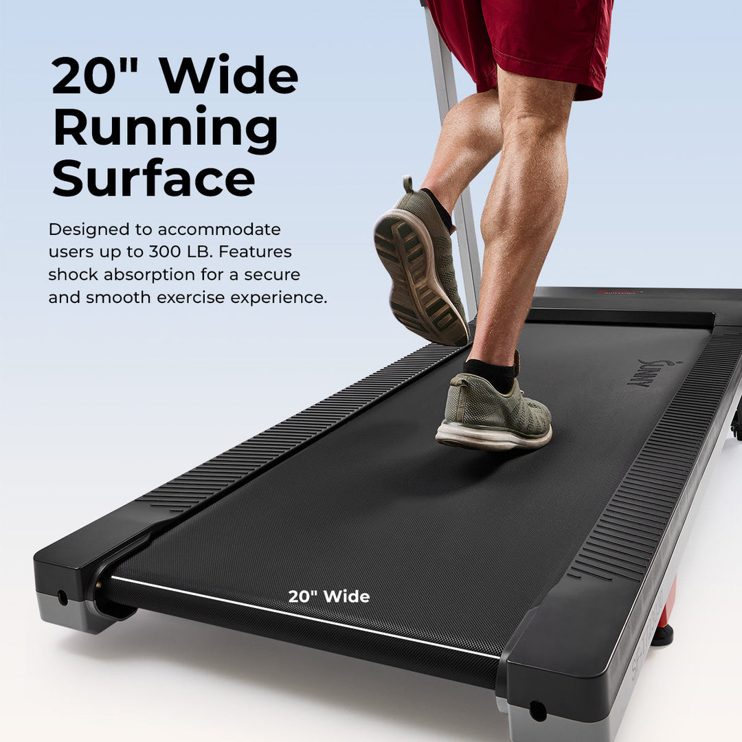 OneClick-Fold 20" Smart Auto Incline Treadmill With No Assembly Required